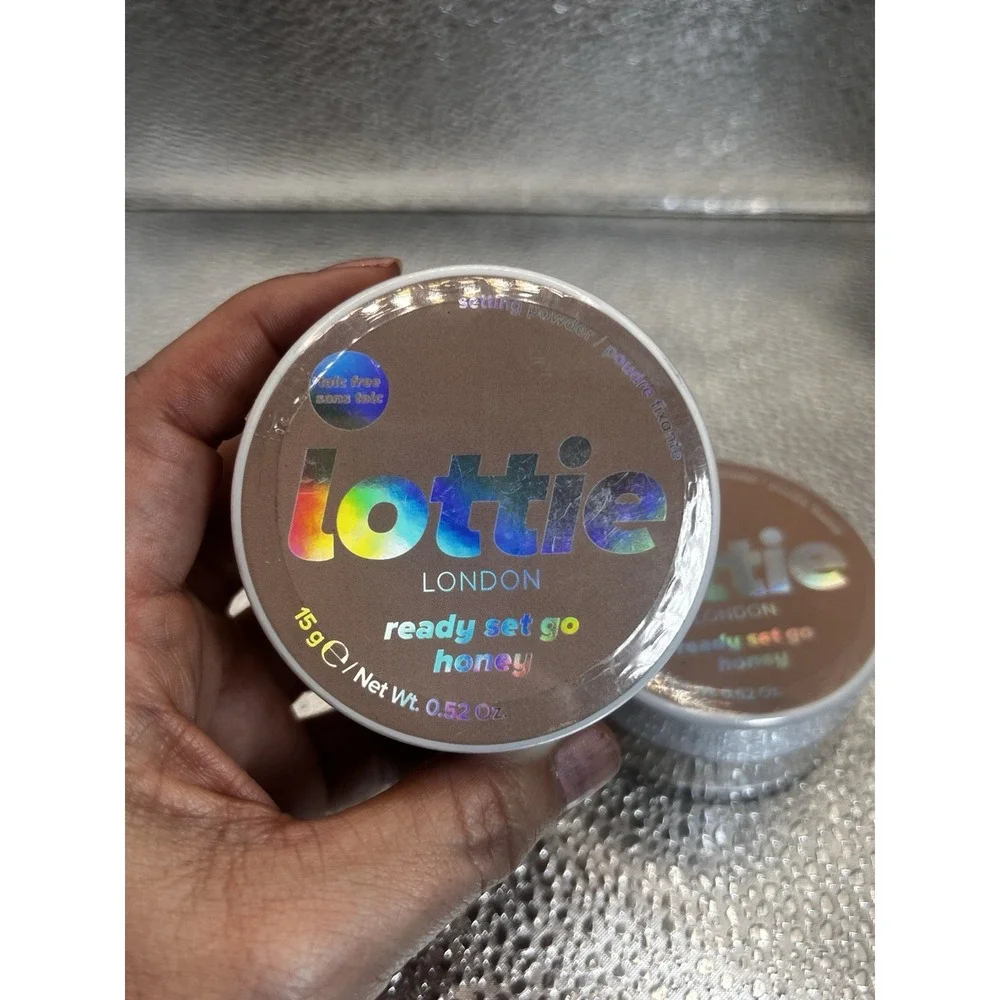 (2) Lottie Ready Set Go Honey Setting Powder 0.52 oz Sealed